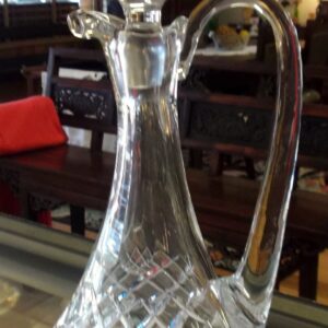 Vintage crystal decanter circa 1960