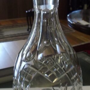 Thomas Webb hand cut crystal decanter circa 1960