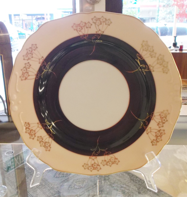 Fine porcelain Japanese cake plate circa 1930
