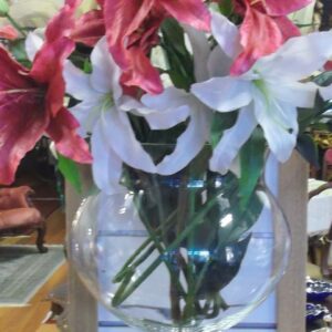 Very large glass vase