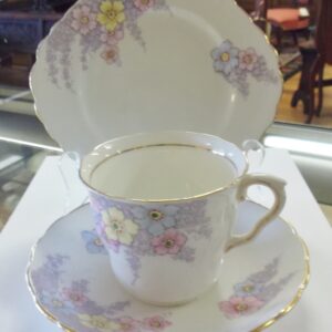 Hand painted Colclough trio circa 1935