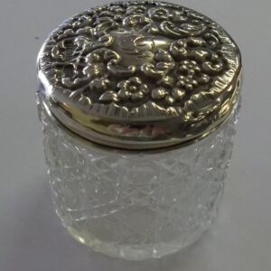 HMSS top vanity jar by William Devenport Birmingham 1905