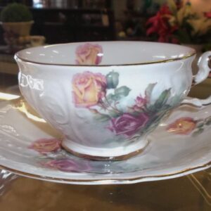Early English cup and saucer circa 1890