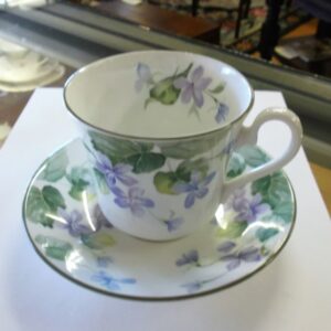 Elizabethan Staffordshire ‘Harewood’ cup and saucer circa 1970