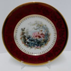 Hand decorated Limoges cabinet plate