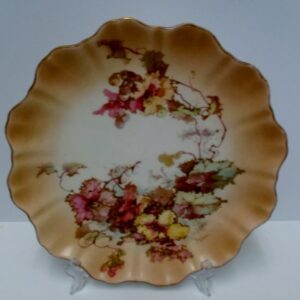 Hand painted Doulton Burslem cabinet plate c1890
