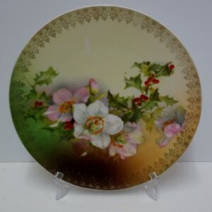 Hand painted Ernst Wahliss cabinet plate c 1905