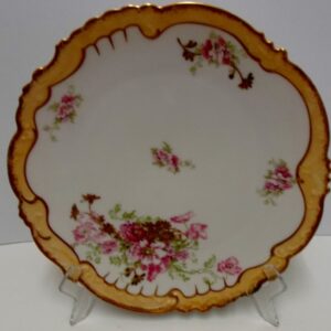 Hand painted Limoges plate c1900