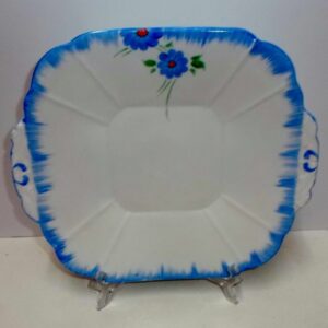 Hand painted Melba cake plate 1948-1951