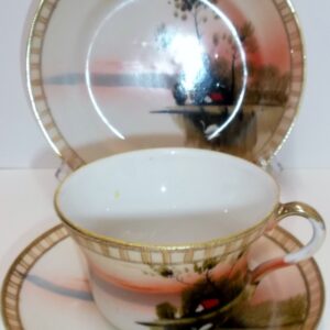 Hand painted Nippon trio 1868-1912
