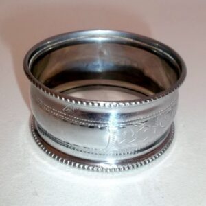 Sterling Silver napkin ring Birmingham 1912