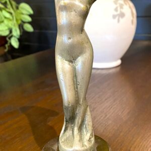 Art Deco chrome figurine on bakelite base Australia circa 1930