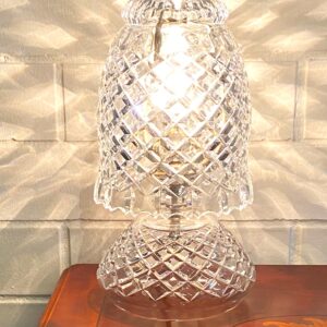 Cut crystal lamp circa 1920