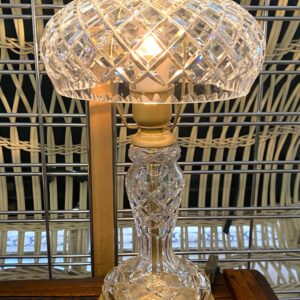 Cut crystal lamp circa 1930