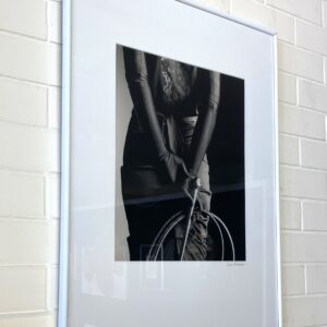 Original black and white photo by Bruce Alexander signed lower right
