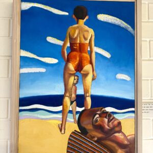 Oil on canvas 'The Dreamer' signed and dated 2001 by Newcastle artist Francis Celtlan 1936-2017