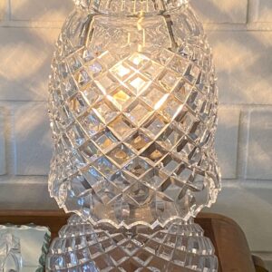 Cut crystal lamp circa 1920