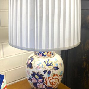 Masons hand painted 'Mandalay' ginger jar circa 1920 with later conversion to a lamp
