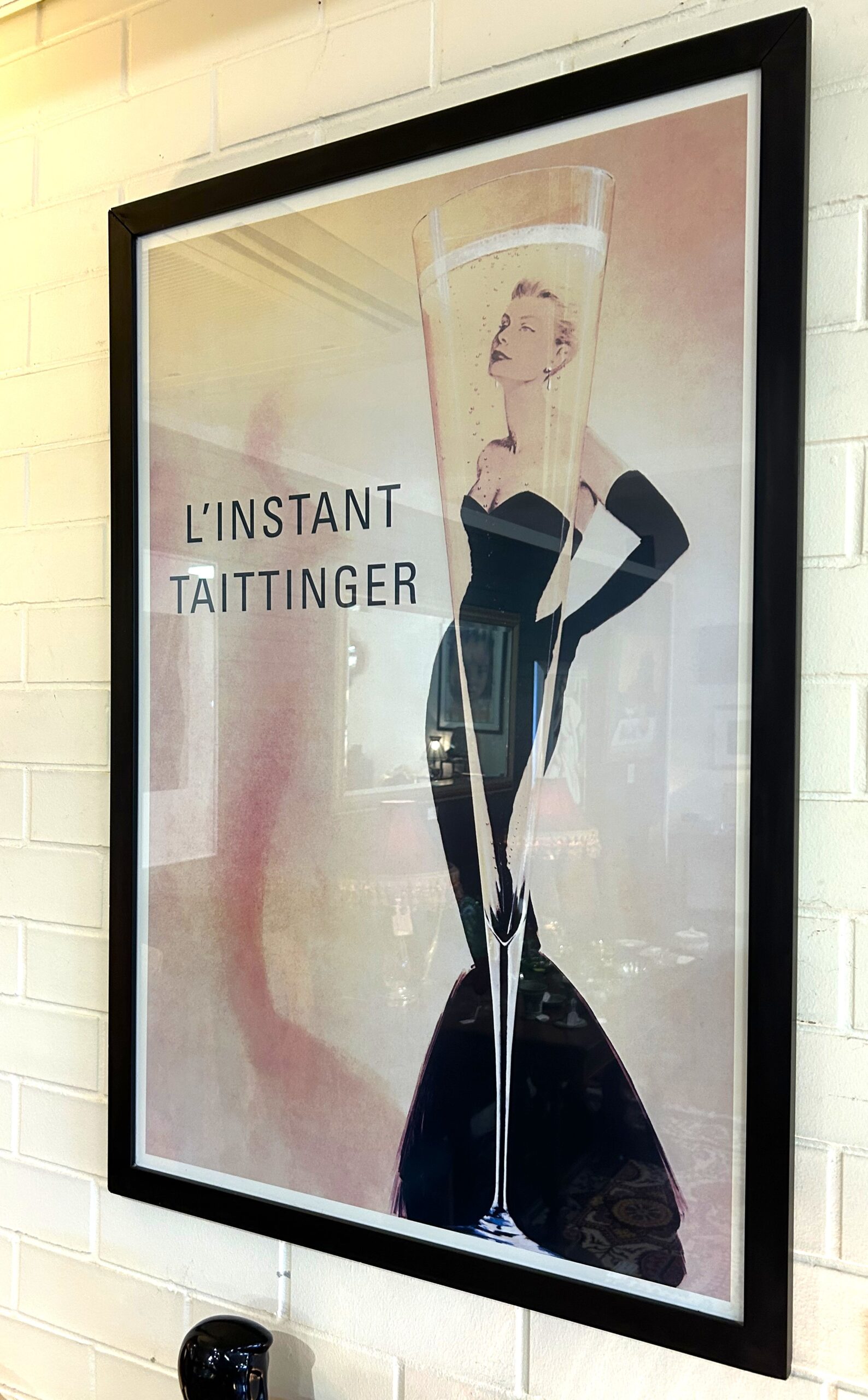 L’instant Taittinger ‘The Taittinger Moment’ Advertising poster Circa 1980